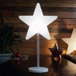 Smuk LED-deko-lampe Shining Window Star