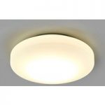 LED-loftlampe til badeværelset Malte af opalglas