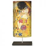Standerlampe Klimt III med kunstmotiv