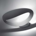 Hvid LED design-væglampe Mesmeri