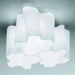 Artemide Logico loftampe 3 lyskilder 120° 45×45 cm