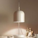 Moderne LED bordlampe Puk, hvid