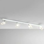 LED-loftslampen Line, 4 lyskilder, hvid