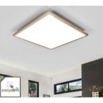 Nikkelfarvet LED panel Moira, Easydim