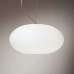 AIH – puristisk hængelampe 28 cm hvid mat