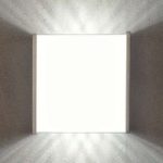 Effektfuld LED væglampe Box