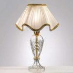Smuk Belle Epoque bordlampe, 48 cm