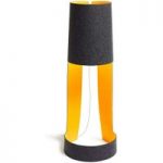 Lille design standerlampe Mia XL, grafit / orange