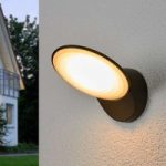 Flad LED udendørs væglampe Tona