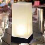 High Cube – dekorativ LED-solcelle bordlampe