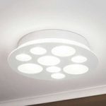 Pernato – en rund, hvid LED-loftslampe