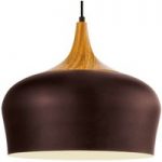 Obregon – formfuldendt hængelampe i brun