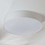 Pasteri – strålende hvid tekstilloftlampe 76 cm