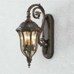 BATON ROUGE antik udendørs væglampe 57,8 cm