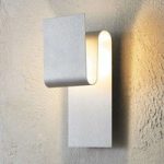 Indirekte lysende væglampe Fold aluminium