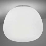 Hvid MOCHI loftlampe, diameter 45 cm
