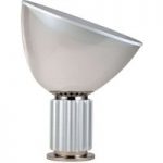 LED designer bordlampe Taccia small, aluminium