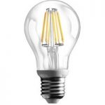 E27 6W LED-filamentpære med 800lm – varm hvid