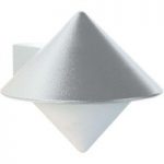 Moderne udendørsvæglampe 199, sølv