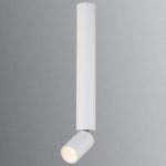 Hvid LED Loftlampe Luwin med bevægelig spot