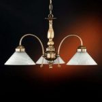 ANTWERPEN hængelampe i antik messing med tre lys