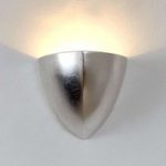 Stilfuld Matteo Piccola væglampe i sølv
