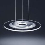 Alide – delvist satineret LED-hængelampe