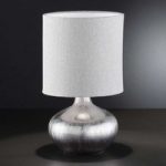 Keramikfod i sølv – bordlampe Ely