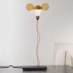 I Ricchi Poveri Toto – designer bordlampe messing