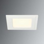 Kvadratisk LED loftindbygningslampe Senser 6