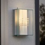 Energibesparende udendørs væglampe “Sol”