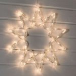 LED-stjerne, der lyser klart til udendørs brug