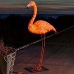 LED-dekorationslampe Flamingo 110 cm