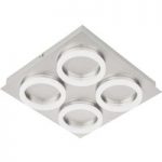 Loftslampe Ring med LED-lys, 4 lyskilder