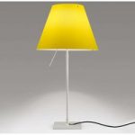Strålende gul LED bordlampe Costanza