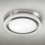 RING 9115 rund loftlampe, 51 cm, krom