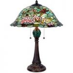 Waterlily fortryllende bordlampe i Tiffany-stil