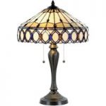 Fiera attraktiv bordlampe i Tiffany-stil