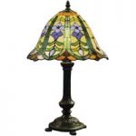 Eleanor blomsteragtig bordlampe i Tiffany-stil