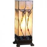 Amberly ravfarvet bordlampe 45 cm