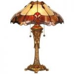 Cambria stilfuld bordlampe i Tiffany-stil