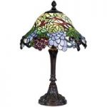 Farverig bordlampe Lotta i Tiffany-stil