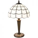 Bordlampe Wiebke i Tiffany-stil