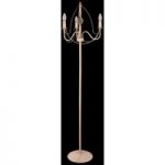 Eventyrlig standerlampe Avalon, creme-guld