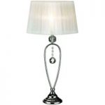 Christinehof elegant brillant bordlampe, hvid