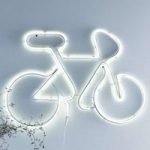 LED dekorationslampe New York i cykel design