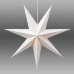 Syvtakket papirstjernen Duva, 100 cm