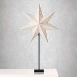 Stående stjerne Solvalla – højde 69 cm sølv