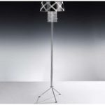 Flot standerlampe MEDUSA, 2 lyskilder, sort