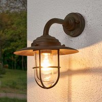 Stilfuld Antique udendørsvæglampe, klart glas | Belysning Copenhagen : Køb Og Belysning Online
